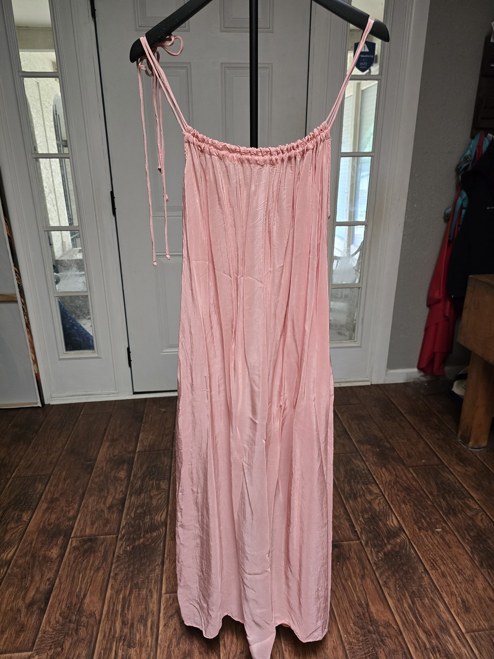 Mango blush pink maxi dress